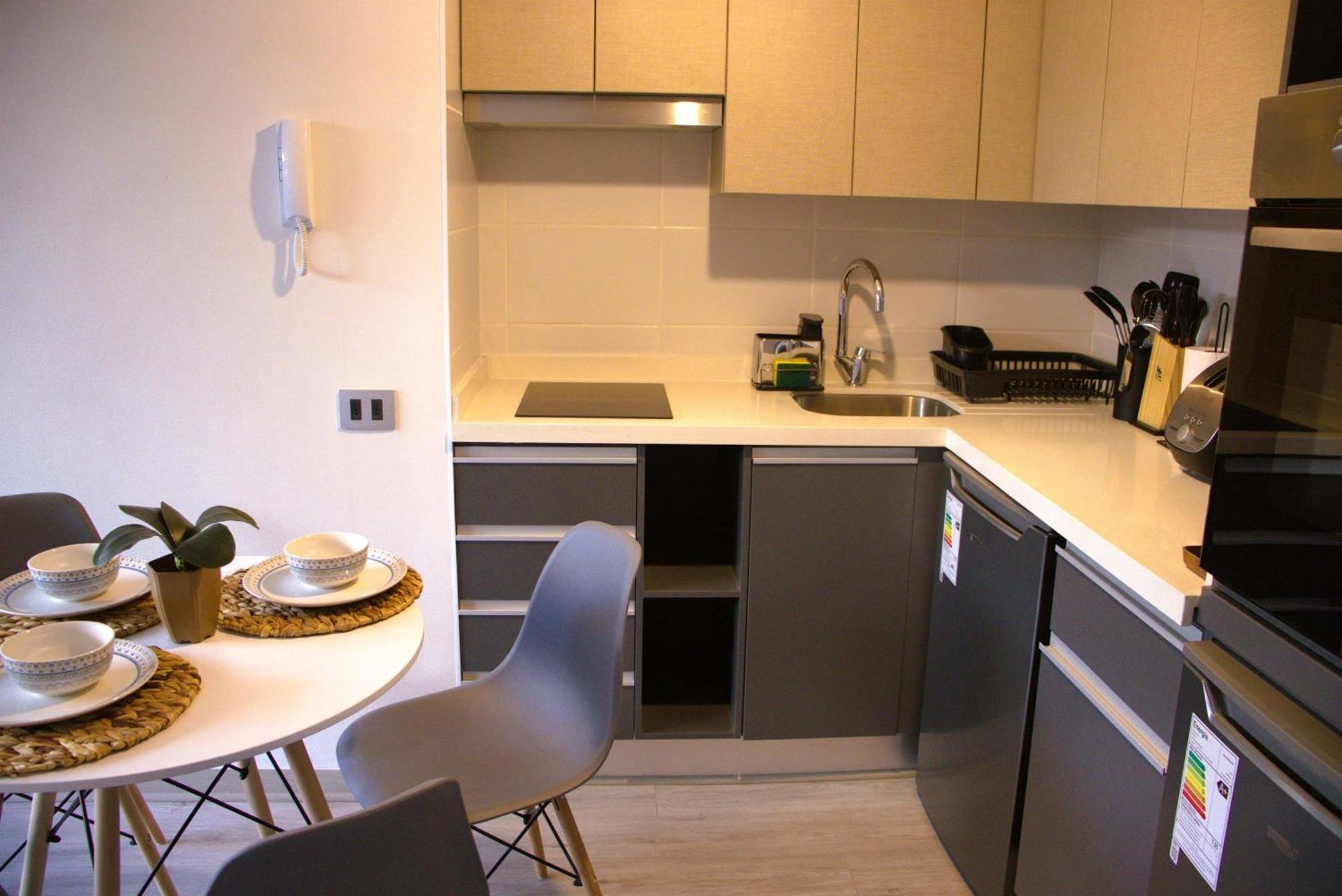 Hom I Depto 1d1b 2pax Nuevo Y Comodo Apartamento Santiago